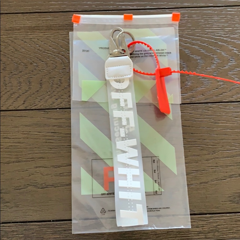 Real NWT Off-White Keychain